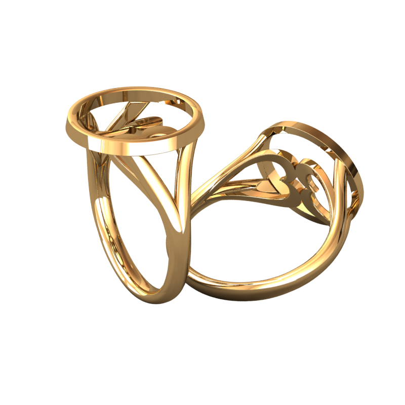 Classic Coins Ring, in 21K Yellow Gold| Golden Rose | Golden Rose